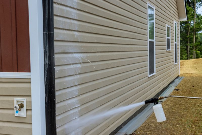 Aluminum Siding Power Washing
